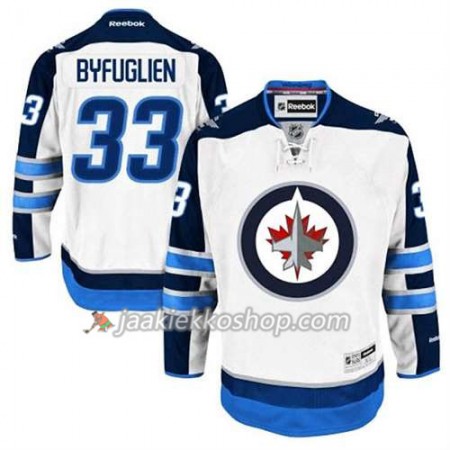 Reebok Miehille NHL Winnipeg Jets Pelipaita Dustin Byfuglien #33 Vieras Valkoinen
