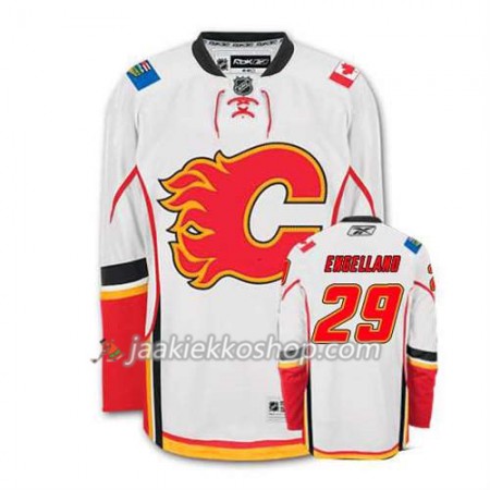 Reebok Miehille NHL Calgary Flames Pelipaita Deryk Engelland #29 Vieras Valkoinen Reebok Miehille NHL Calgary Flames Pelipaita Deryk Engelland #29 Vieras Valkoinen