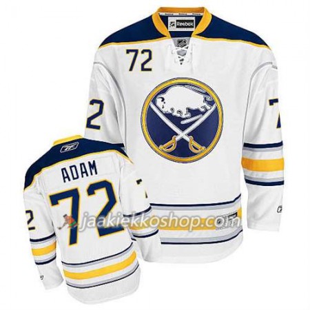 Reebok Miehille NHL Buffalo Sabres Pelipaita Luke Adam #72 Vieras Valkoinen