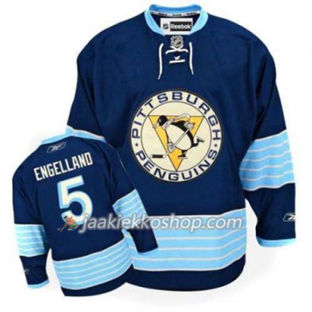 Reebok Miehille NHL Pittsburgh Penguins Pelipaita Deryk Engelland 5 Sininen Kolmas