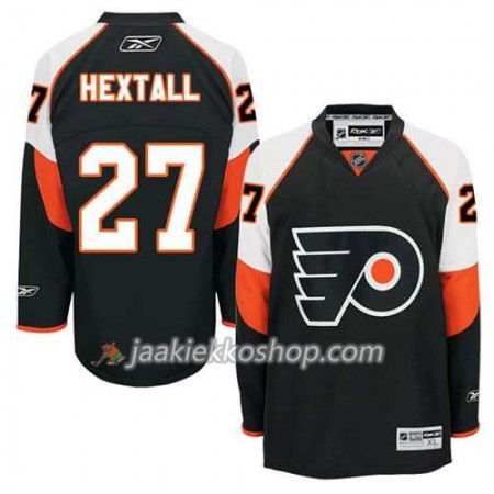 Reebok Miehille NHL Philadelphia Flyers Pelipaita Ron Hextall #27 Kolmas Musta