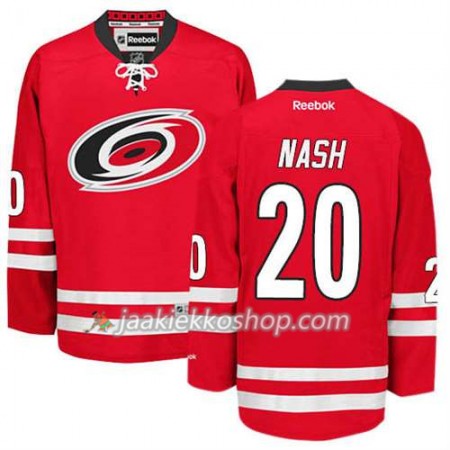 Reebok Miehille NHL Carolina Hurricanes Pelipaita Riley Nash #20 Koti Punainen