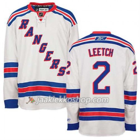 Reebok Miehille NHL New York Rangers Pelipaita Brian Leetch #2 Vieras Valkoinen