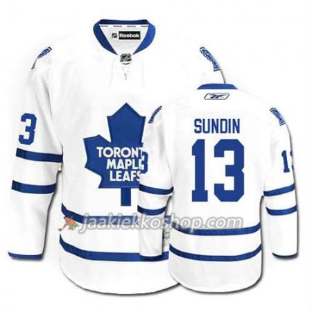 Reebok Miehille NHL Toronto Maple Leafs Pelipaita Mats Sundin #13 Vieras Valkoinen