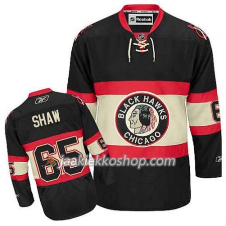 Reebok Nainen NHL Chicago Blackhawks Pelipaita Andrew Shaw #65 Uusi Premier Kolmas Musta