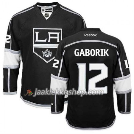 Reebok Miehille NHL Los Angeles Kings Pelipaita Marian Gaborik #12 Koti Musta