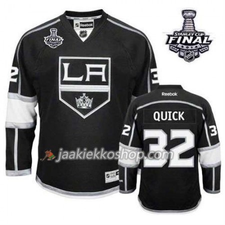 Reebok Miehille NHL Los Angeles Kings Pelipaita Jeff Carter #32 Koti Musta 2014 Stanley Cup