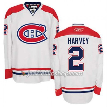 Reebok Miehille NHL Montreal Canadiens Pelipaita Doug Harvey #2 Vieras Valkoinen