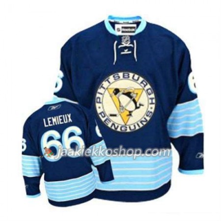 Reebok Miehille NHL Pittsburgh Penguins Pelipaita Mario Lemieux 66 Sininen Kolmas