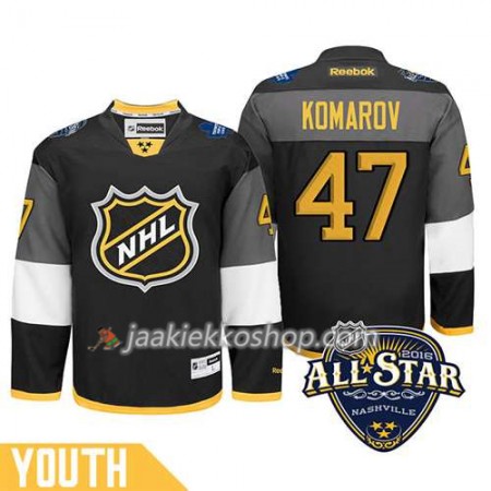 Lapsille NHL 2016 All Star Premier-Toronto Maple Leafs Pelipaita Leo Komarov #47 Musta Paita