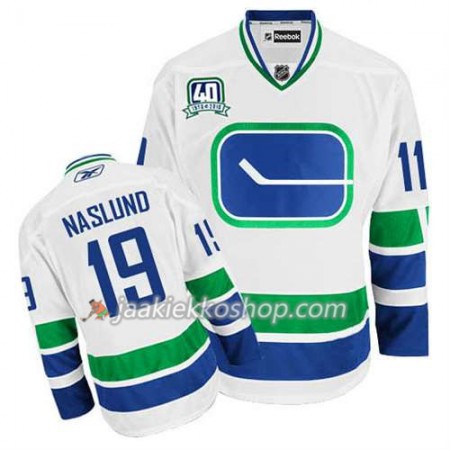 Reebok Miehille NHL Vancouver Canucks Pelipaita Markus Naslund #19 Kolmas Valkoinen