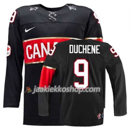 Lapsille NHL Premier Kanada Team Pelipaita Matt Duchene #9 Kolmas Musta Paita