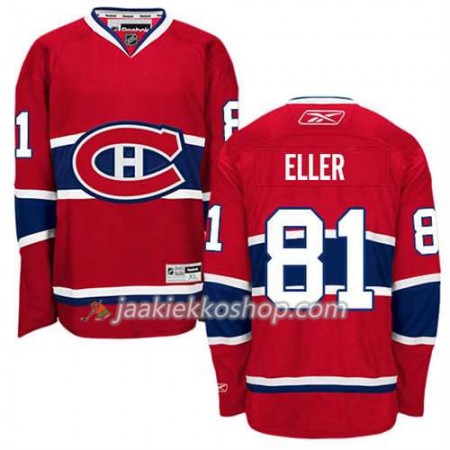 Reebok Miehille NHL Montreal Canadiens Pelipaita Lars Eller #81 Koti Punainen
