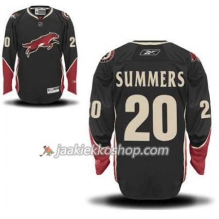 Reebok Miehille NHL Phoenix Coyotes Chris Summers 20 Musta Kolmas