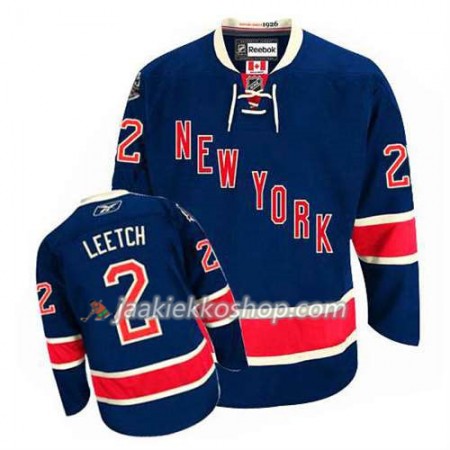 Reebok Miehille NHL New York Rangers Pelipaita Brian Leetch #2 Kolmas Sininen