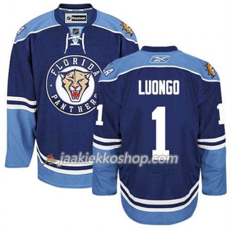 Reebok Miehille NHL Florida Panthers Pelipaita Roberto Luongo #1 Kolmas Sininen