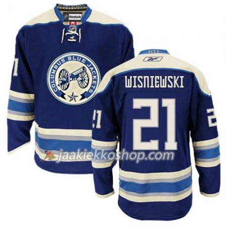 Reebok Miehille NHL Columbus Blue Jackets Pelipaita James Wisniewski #21 Kolmas Valkoinen
