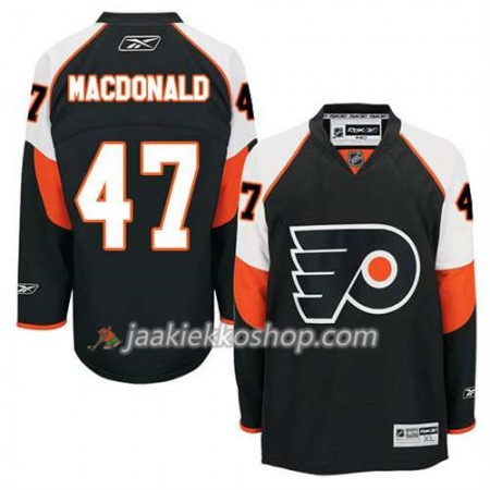 Reebok Miehille NHL Philadelphia Flyers Pelipaita Andrew MacDonald #47 Kolmas Musta