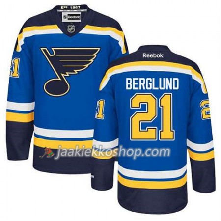 Reebok Miehille NHL St. Louis Blues Pelipaita Patrik Berglund #21 Koti Sininen