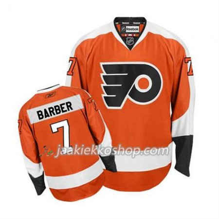Reebok Miehille NHL Philadelphia Flyers Pelipaita Bill Barber #7 Koti Oranssi