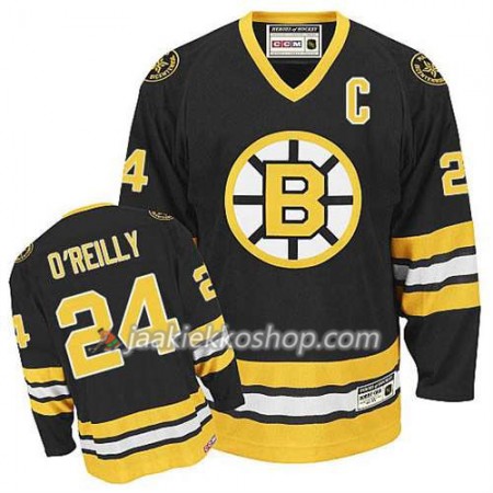 Reebok Miehille NHL Boston Bruins Pelipaita Terry OReilly #24 Koti Musta