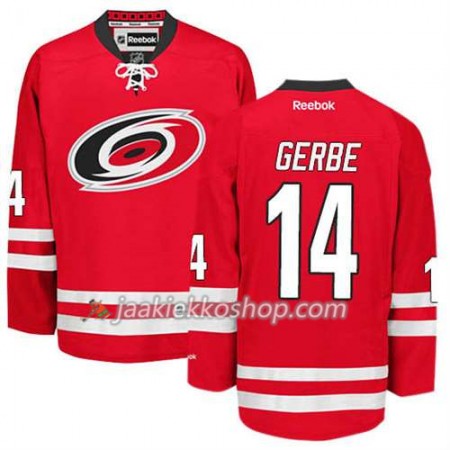 Reebok Miehille NHL Carolina Hurricanes Pelipaita Nathan Gerbe #14 Koti Punainen