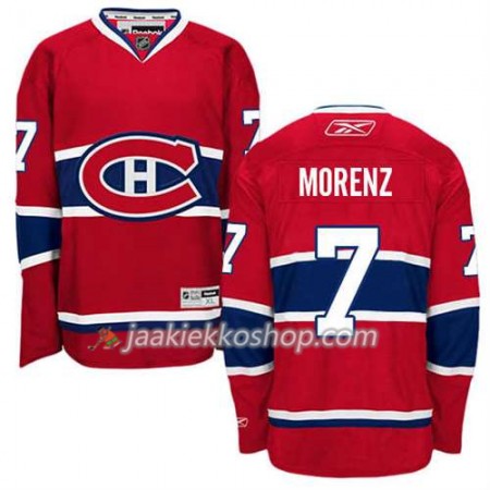 Reebok Miehille NHL Montreal Canadiens Pelipaita Howie Morenz #7 Koti Punainen