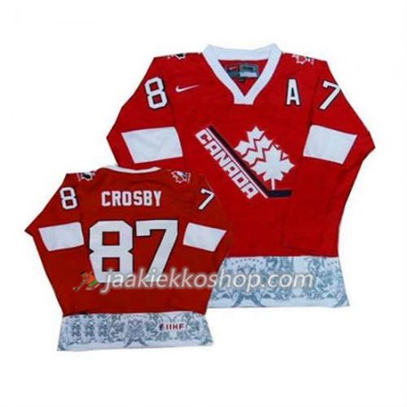 Lapsille NHL Premier Kanada Team Pelipaita Sidney Crosby #87 Premier Olympic Punainen Paita Lapsille NHL Premier Kanada Team Pelipaita Sidney Crosby #87 Premier Olympic Punainen Paita