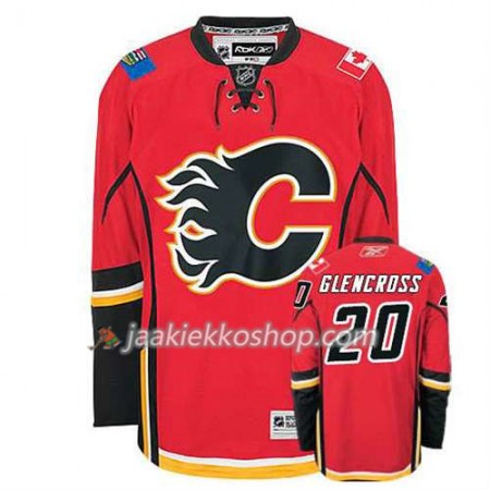 Reebok Miehille NHL Calgary Flames Pelipaita Curtis Glencross #20 Koti Punainen