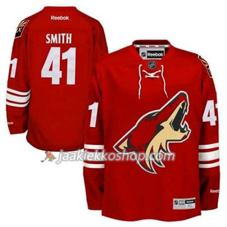 Reebok Miehille NHL Phoenix Coyotes Mike Smith 41 Musta Kolmas