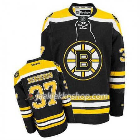 Reebok Miehille NHL Boston Bruins Pelipaita Patrice Bergeron #37 Koti Musta
