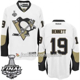 Reebok NHL Pittsburgh Penguins Pelipaita Beau Bennett #19 Valkoinen Vieras 2016 Stanley Cup