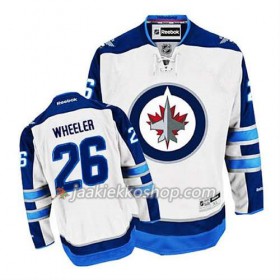 Reebok Miehille NHL Winnipeg Jets Pelipaita Blake Wheeler #26 Vieras Valkoinen