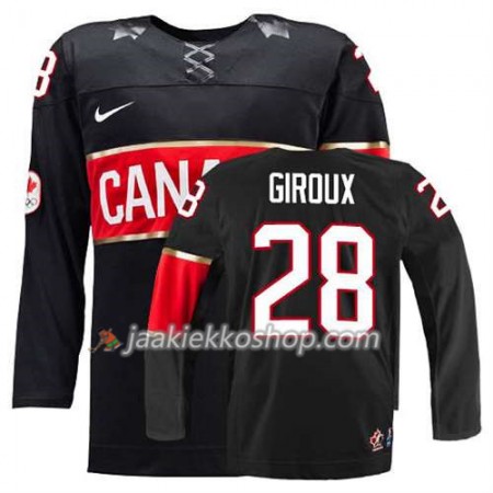 Reebok Nainen NHL Premier Kanada Team Pelipaita Claude Giroux #28 Kolmas Musta Paita