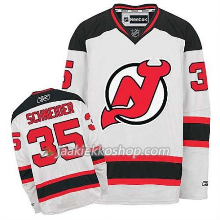 Reebok Miehille NHL New Jersey Devils Pelipaita Cory Schneider #35 Vieras Valkoinen