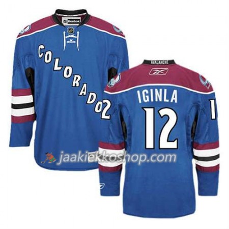 Reebok Miehille NHL Colorado Avalanche Pelipaita Jarome Iginla #12 Kolmas Punainen