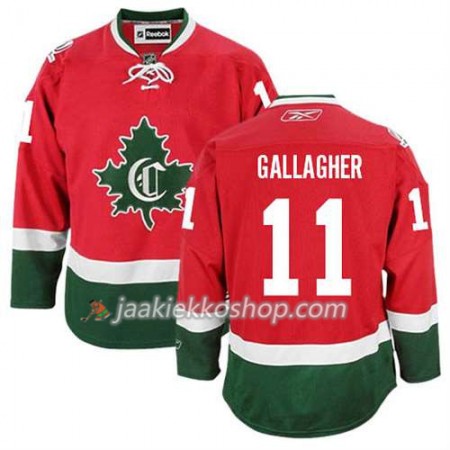 Reebok Miehille NHL Montreal Canadiens Pelipaita Brendan Gallagher #11 Kolmas Uusi Punainen