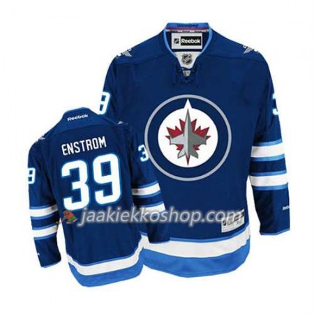 Reebok Miehille NHL Winnipeg Jets Pelipaita Tobias Enstrom #39 Koti Sininen