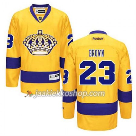 Reebok Miehille NHL Los Angeles Kings Pelipaita Dustin Brown #23 Kolmas Kulta