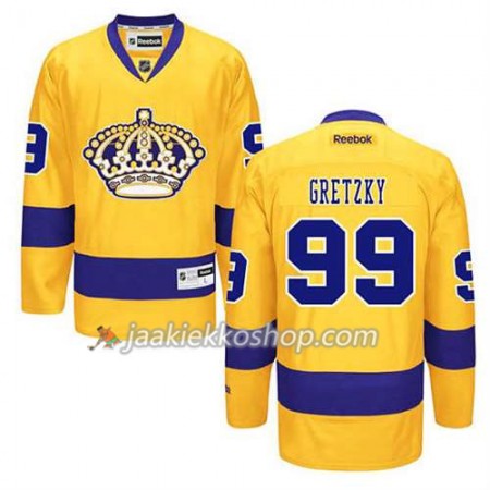 Reebok Nainen NHL Los Angeles Kings Pelipaita Wayne Gretzky #99 Premier Kolmas Kulta