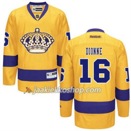 Reebok Miehille NHL Los Angeles Kings Pelipaita Marcel Dionne #16 Kolmas Kulta