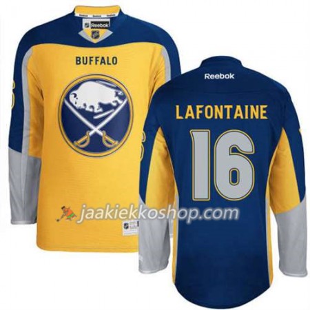 Reebok Miehille NHL Buffalo Sabres Pelipaita Pat Lafontaine #16 Uusi Kolmas Kulta