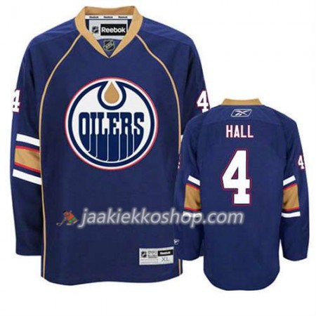 Reebok Miehille NHL Edmonton Oilers Pelipaita Taylor Hall #4 Kolmas Sininen