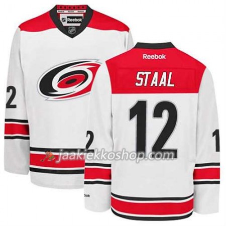 Reebok Miehille NHL Carolina Hurricanes Pelipaita Eric Staal #12 Vieras Valkoinen