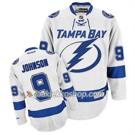 Reebok Miehille NHL Tampa Bay Lightning Pelipaita Tyler Johnson #9 Vieras Valkoinen