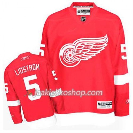 Reebok Miehille NHL Detroit Red Wings Pelipaita Nicklas Lidstrom #5 Koti Punainen Reebok Miehille NHL Detroit Red Wings Pelipaita Nicklas Lidstrom #5 Koti Punainen