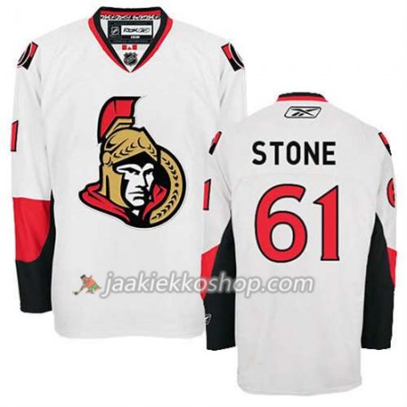 Reebok Miehille NHL Ottawa Senators Pelipaita Mark Stone #61 Vieras Valkoinen
