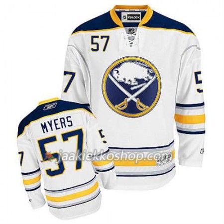 Reebok Miehille NHL Buffalo Sabres Pelipaita Tyler Myers #57 Vieras Valkoinen