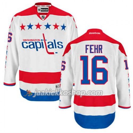 Reebok Miehille NHL Washington Capitals Pelipaita Eric Fehr #16 Kolmas Valkoinen