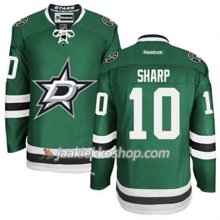 Reebok Miehille NHL Dallas Stars Pelipaita Patrick Sharp #10 Koti Vihreä